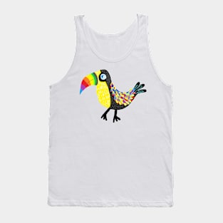 Rainbow Toucan Tank Top